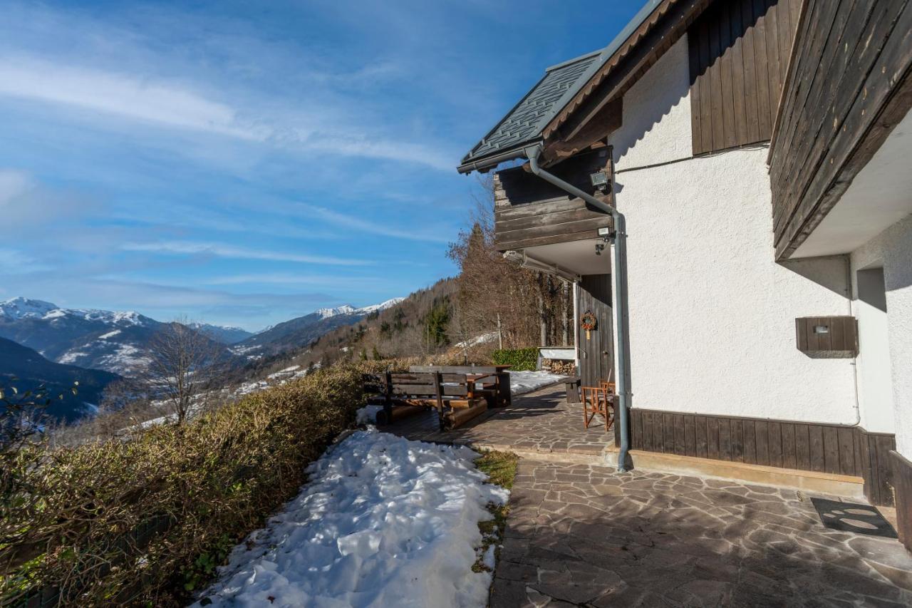 Panoramic House Carnia - Mountain View Apt With Parking And Terraces Villa Ligosullo Exterior photo