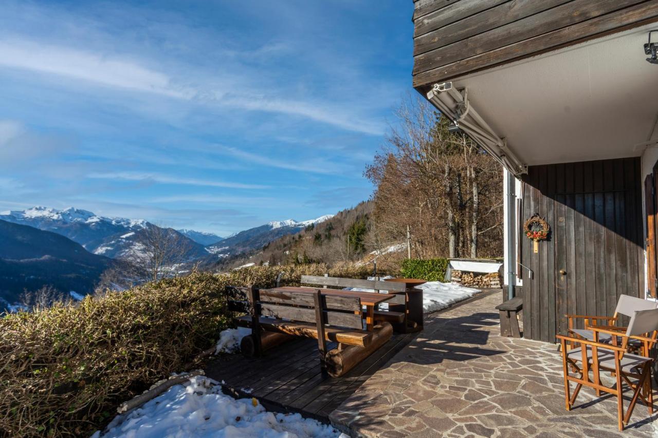 Panoramic House Carnia - Mountain View Apt With Parking And Terraces Villa Ligosullo Exterior photo